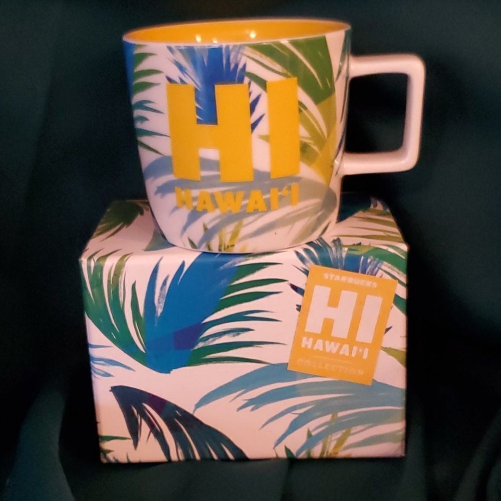Starbucks HI Collection Palm Leaf Cup NIB